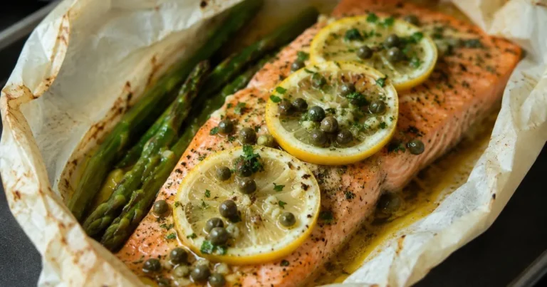 salmon in parchment paper
