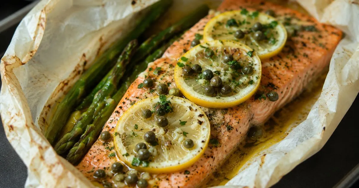 salmon in parchment paper